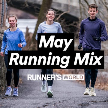 runners on a trail